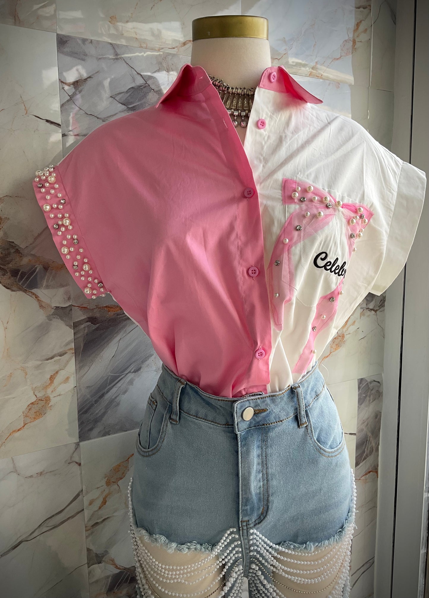 Pink Pastel Top