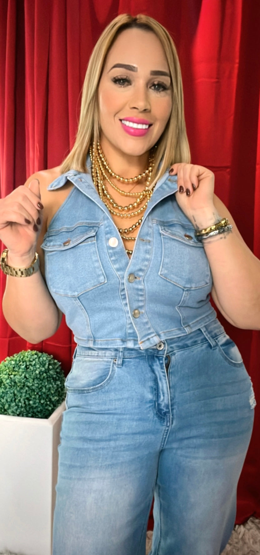 Lili Vest Denim