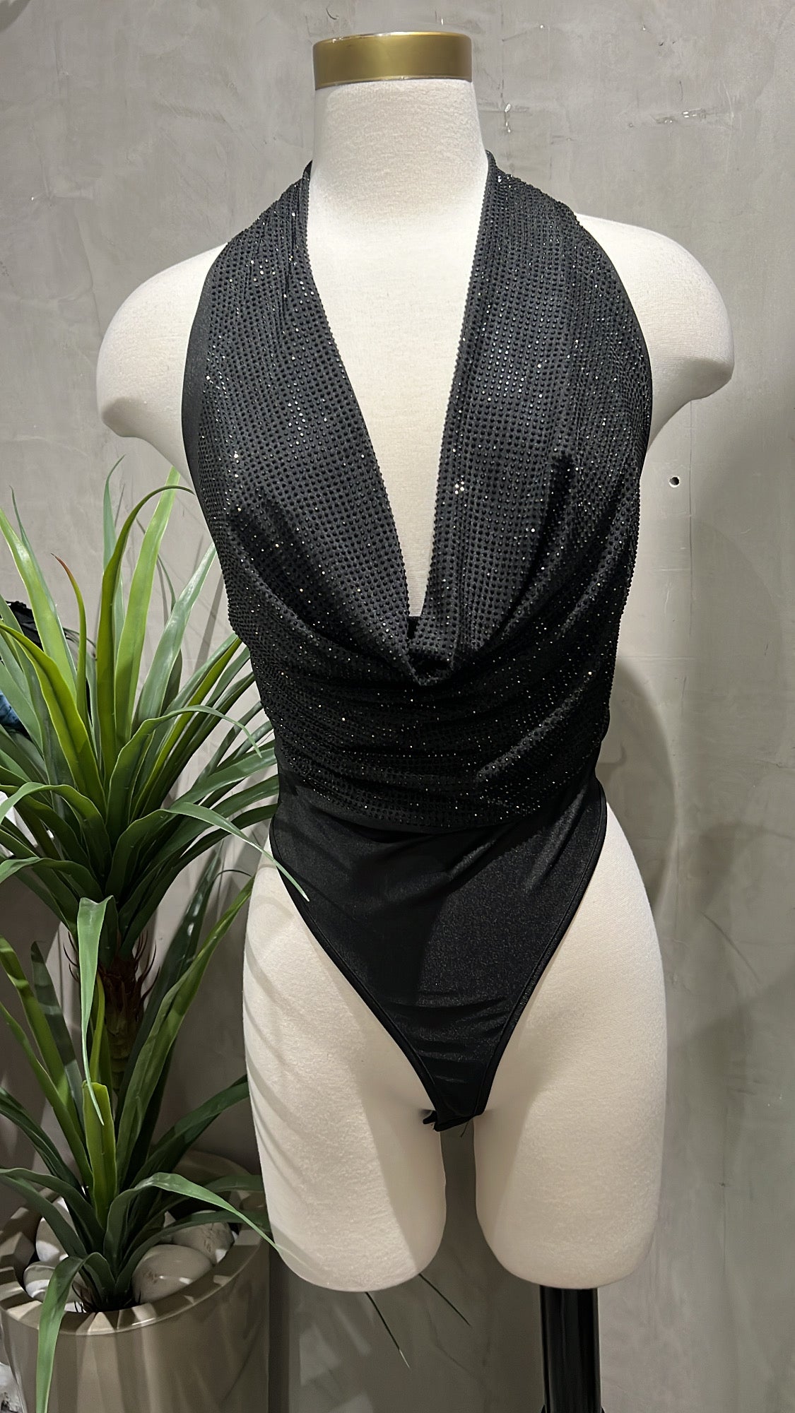 Body Black glitter