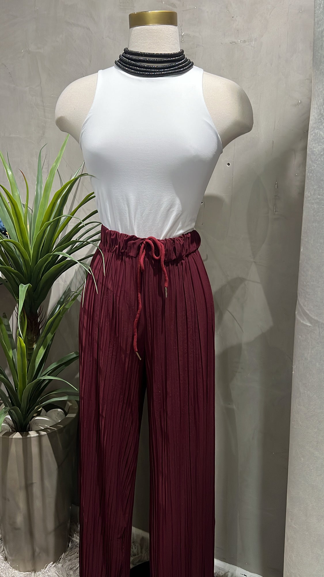Pantalón Burgundy