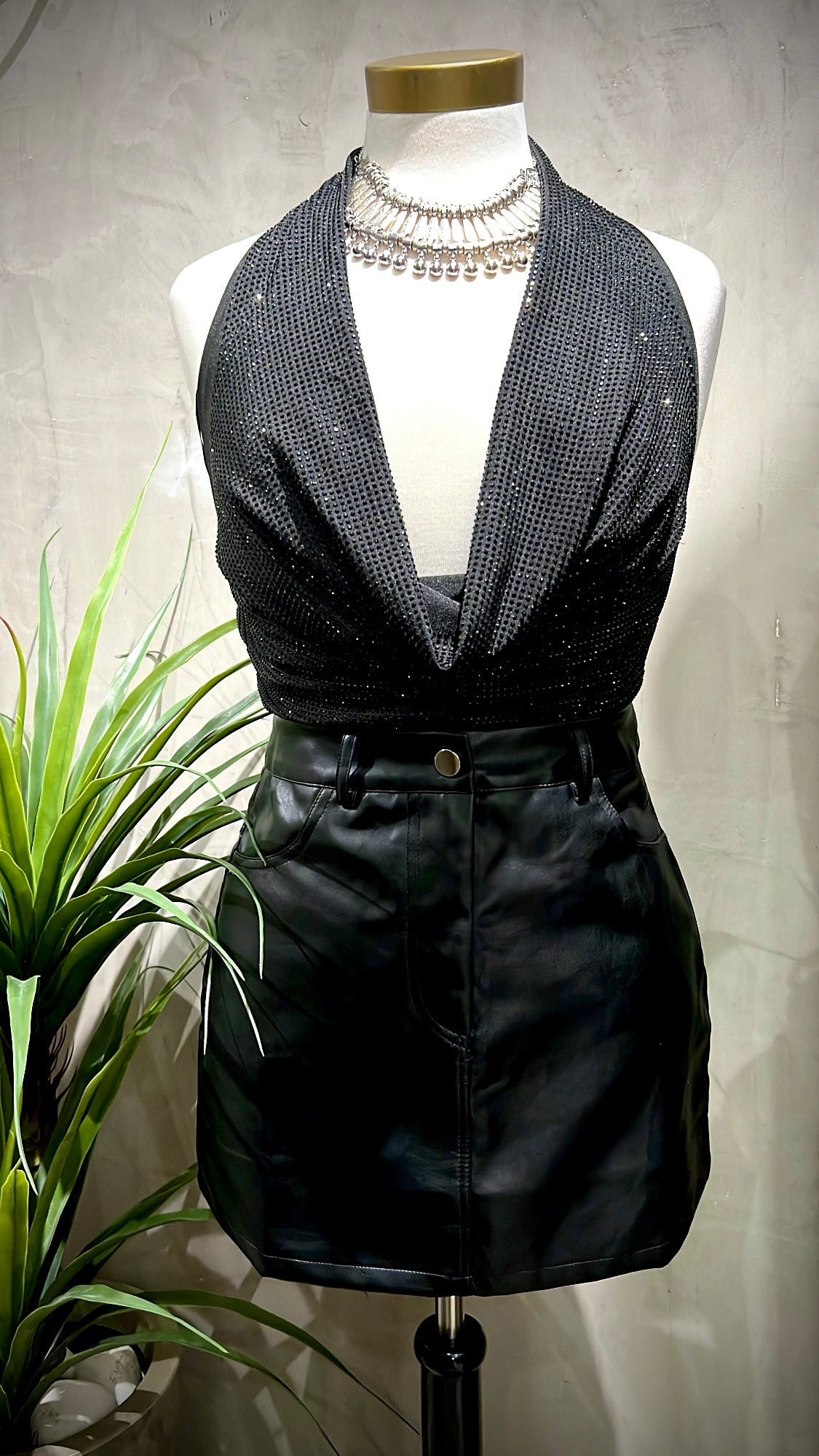 Body Black glitter