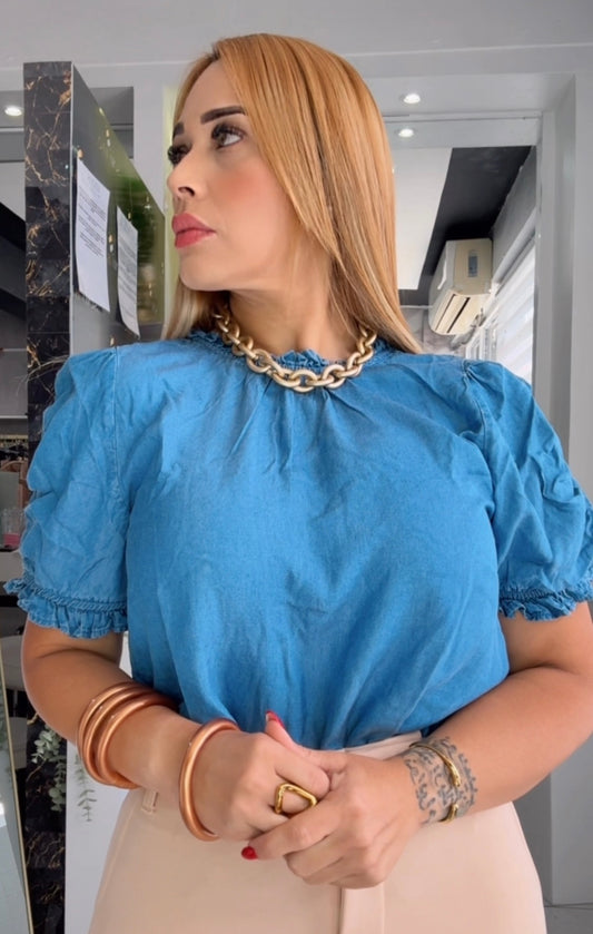 Denim Blouse