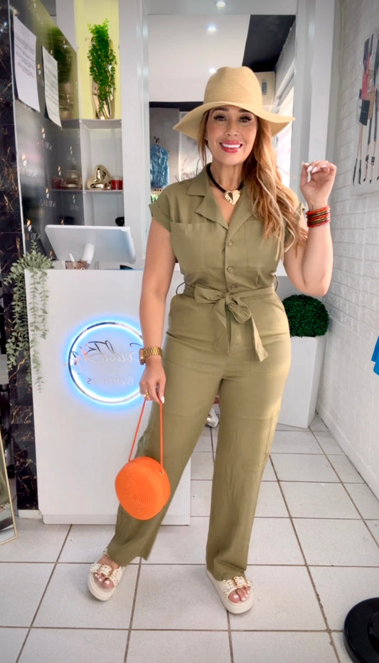 Jumpsuit green