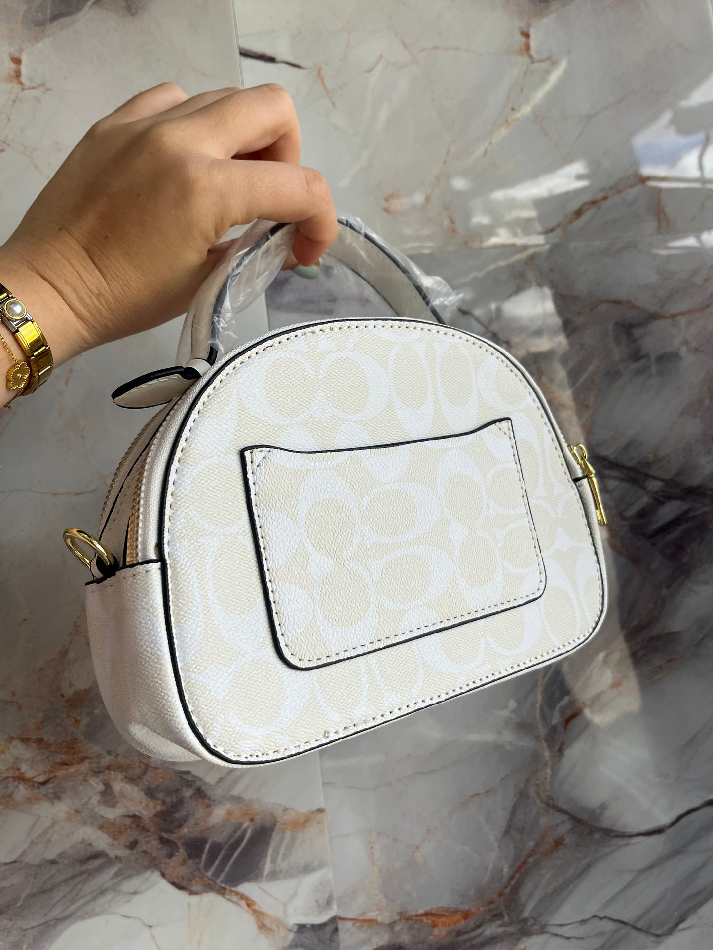 Coach bag white