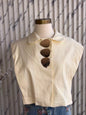 Golden Accent Crop Top
