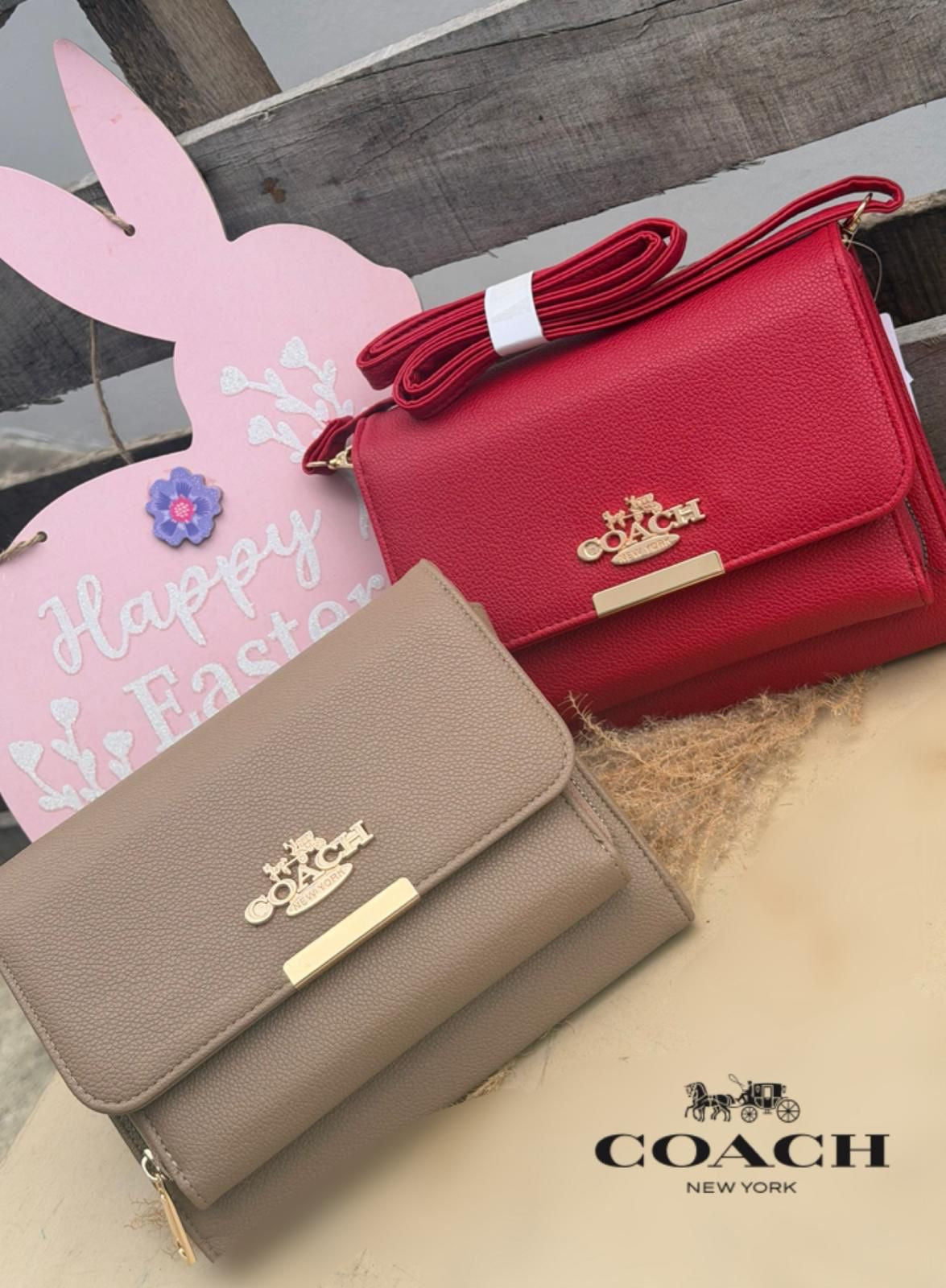 Cartera Coach cruzada