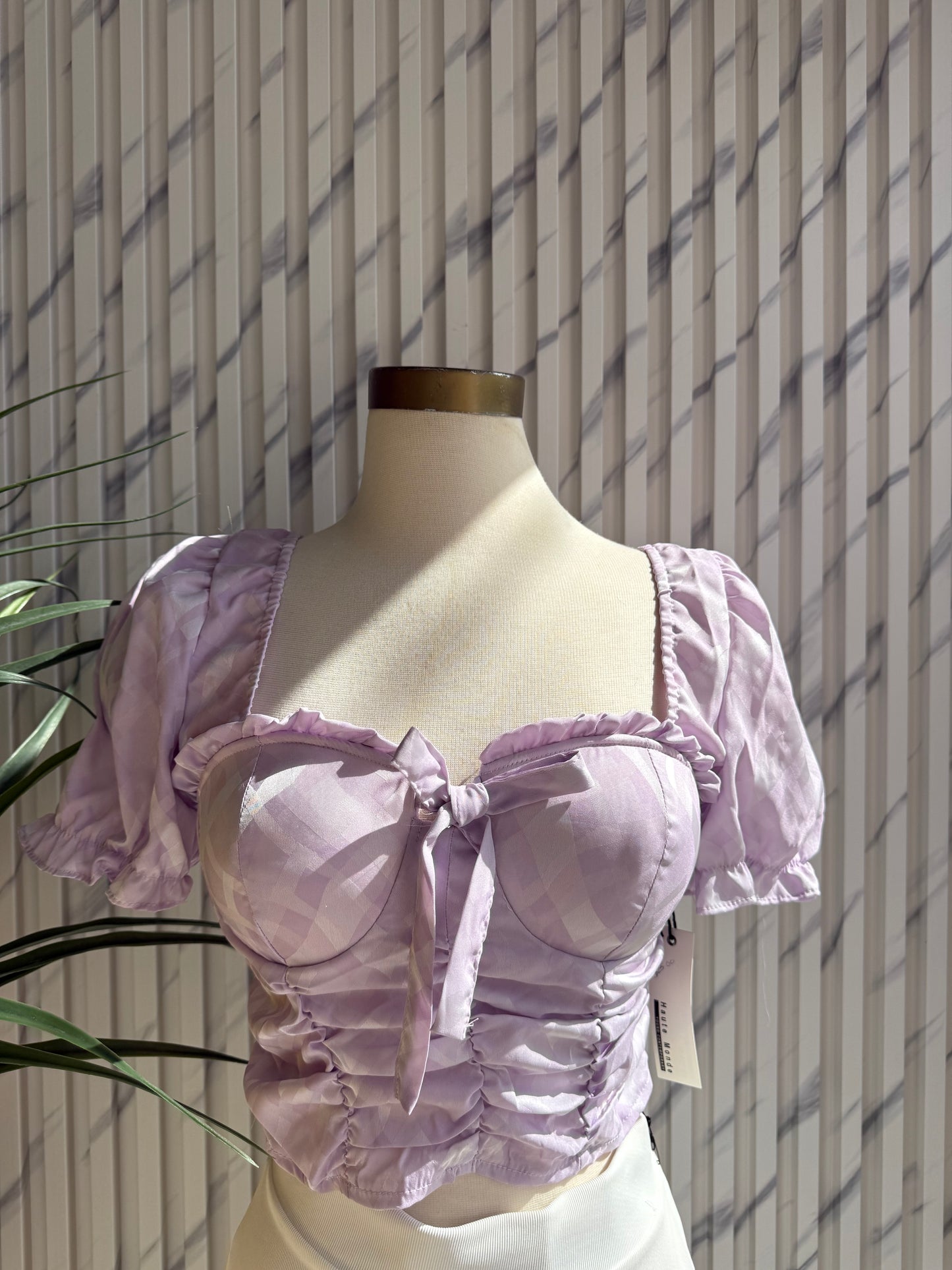 Blusa Lavender Sweet Bow