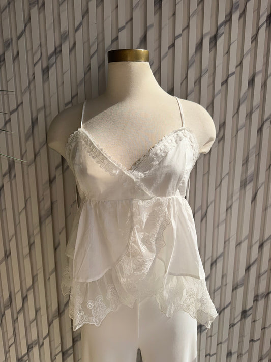 Blusa Ivory Lace Dream